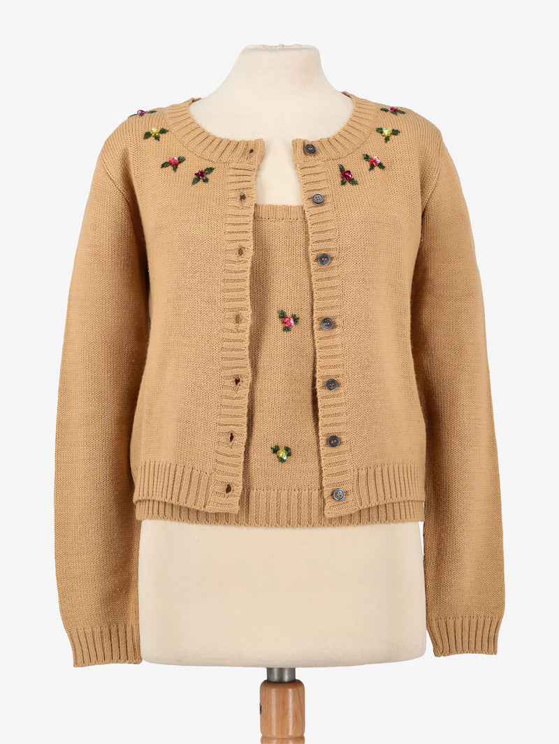 Dolce&Gabbana Beige Wool-Blend Set W02122025.6  Dolce & Gabbana 