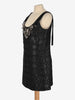 Prada Sleeveless Dress with Crystal Necklace Detail W22070605  Prada 
