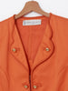 Orange silk jacket and skirt suit Giancarlo Parri CVB17.38.5  Giancarlo Parri 