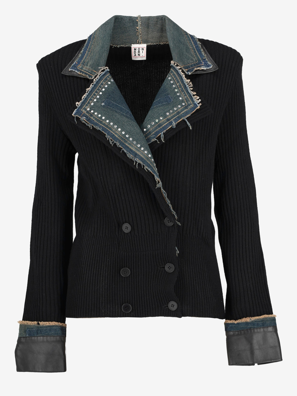 Mondrian Wool Jacket With Jeans Details W2511.118.03  Mondrian 