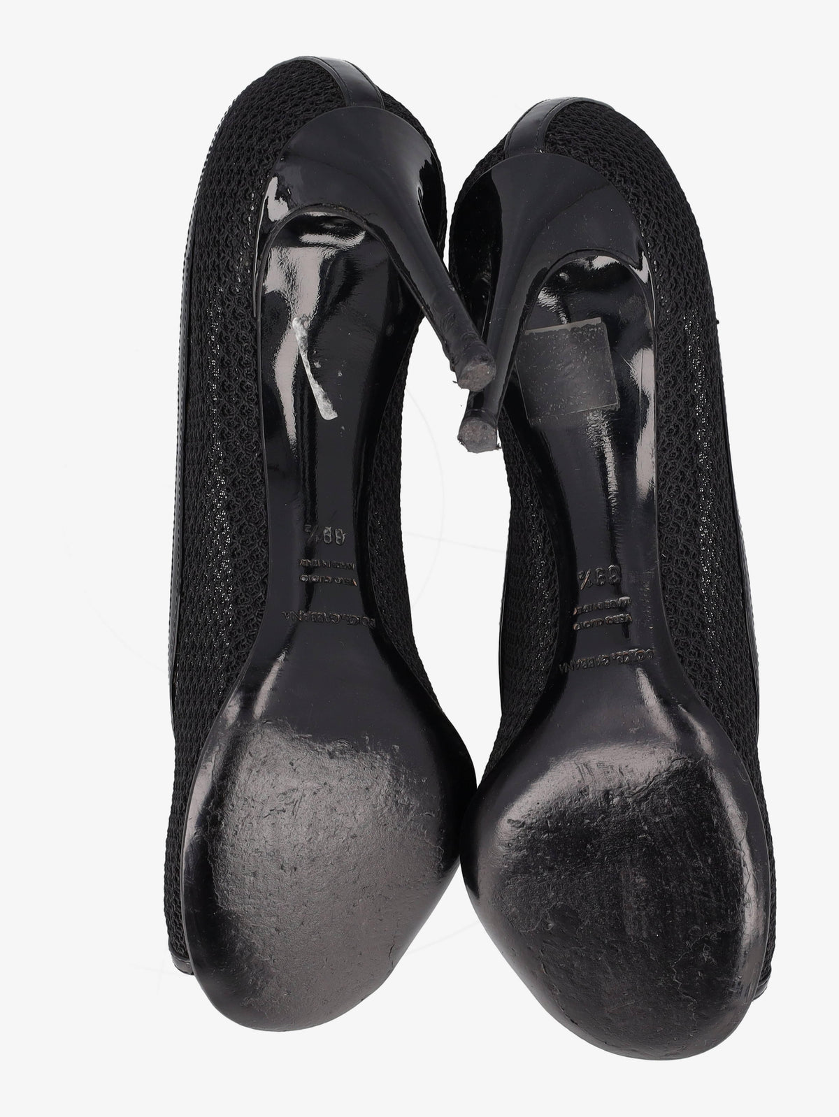 Dolce&Gabbana Peep-Toe Stiletto Pumps WCV041224.120  Dolce & Gabbana 