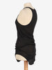 Rick Owens Forever Basic Rib Tank in Black Cotton RM300625.85  Rick Owens 