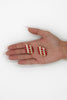 Vintage 70s Rhomboid Clip-on Earrings W2202222  Vintage 