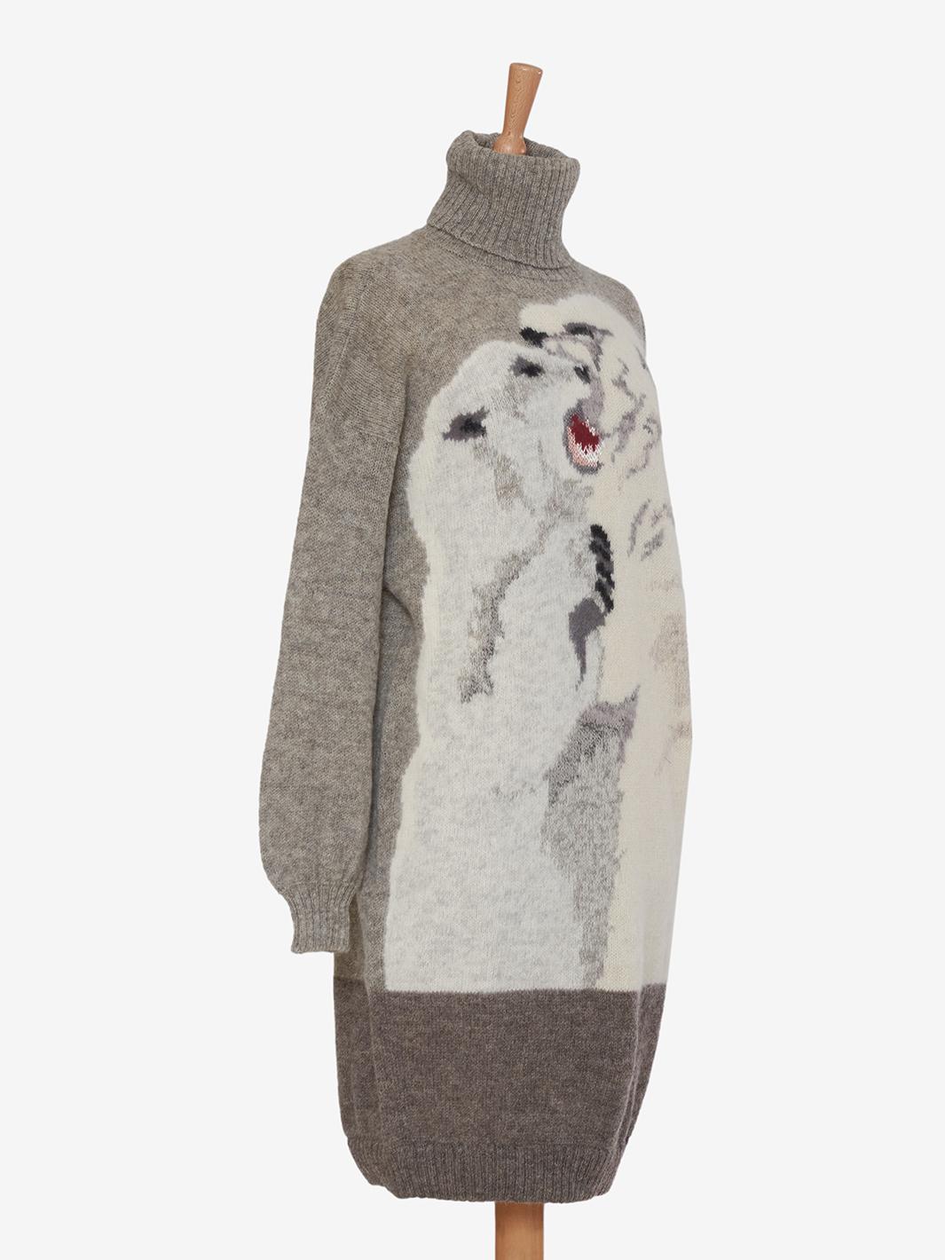 Krizia Wool Midi Dress