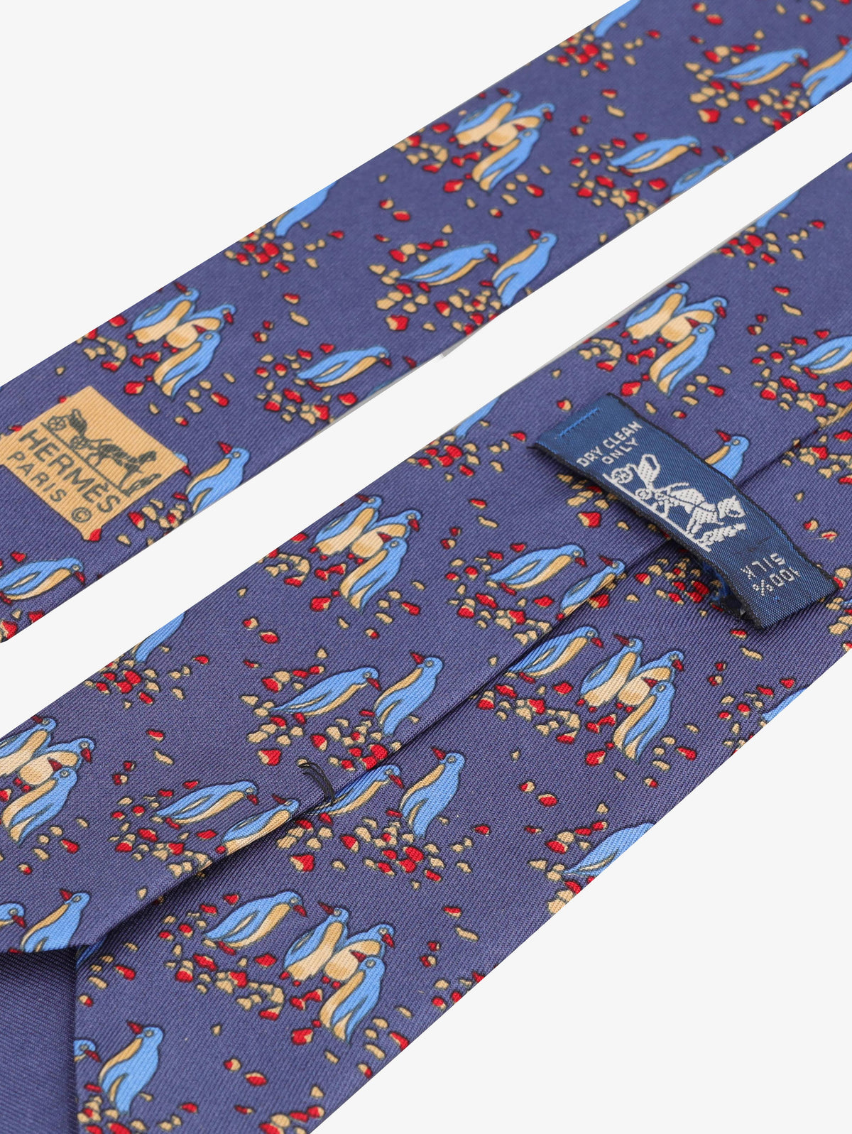 Hermès Penguin Print Tie 161225.37  Hermes 