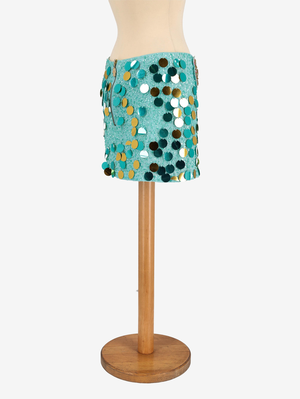 Vintage Sequined Miniskirt