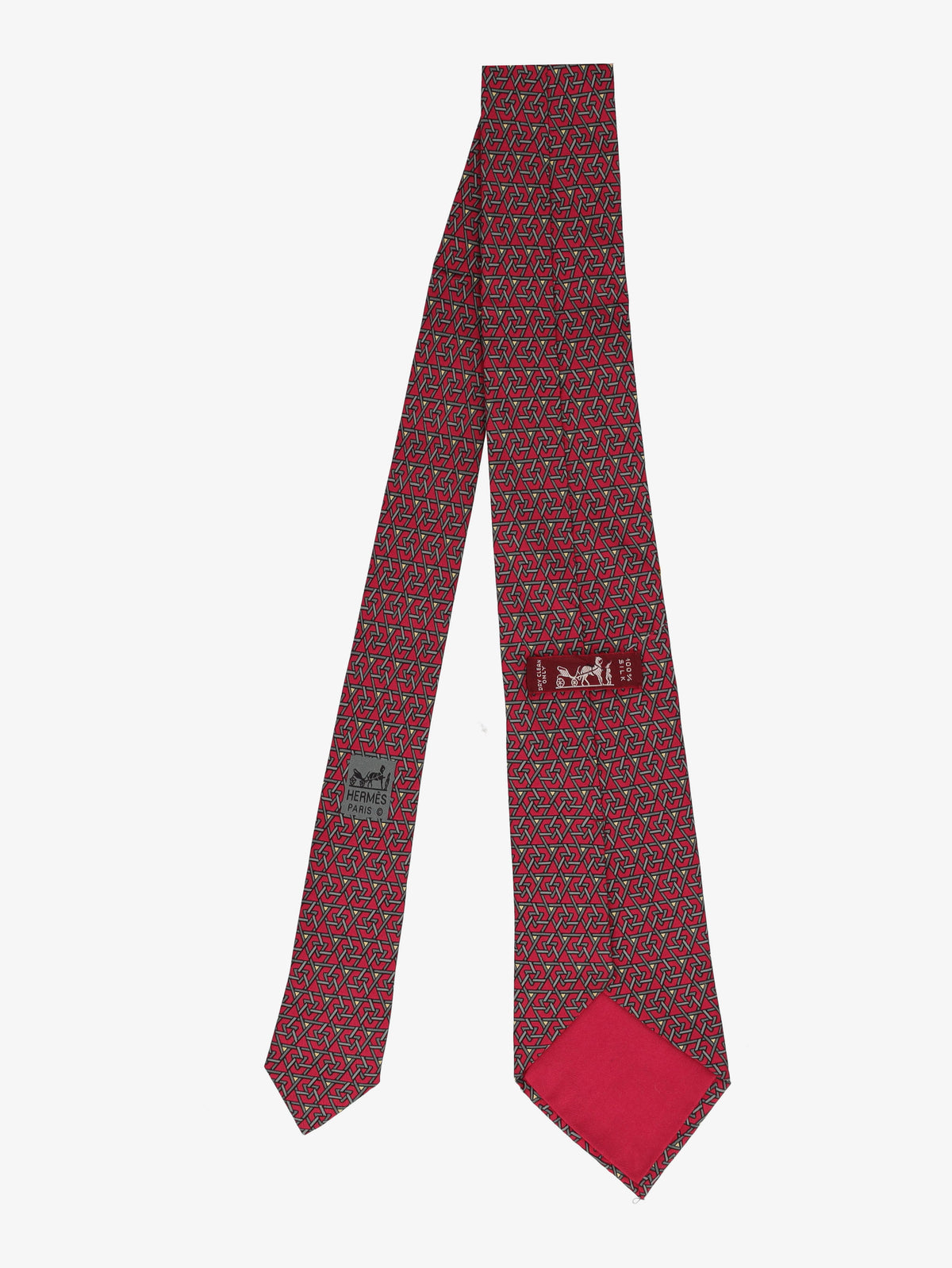 Hermès Patterned Tie 161225.38  Hermes 