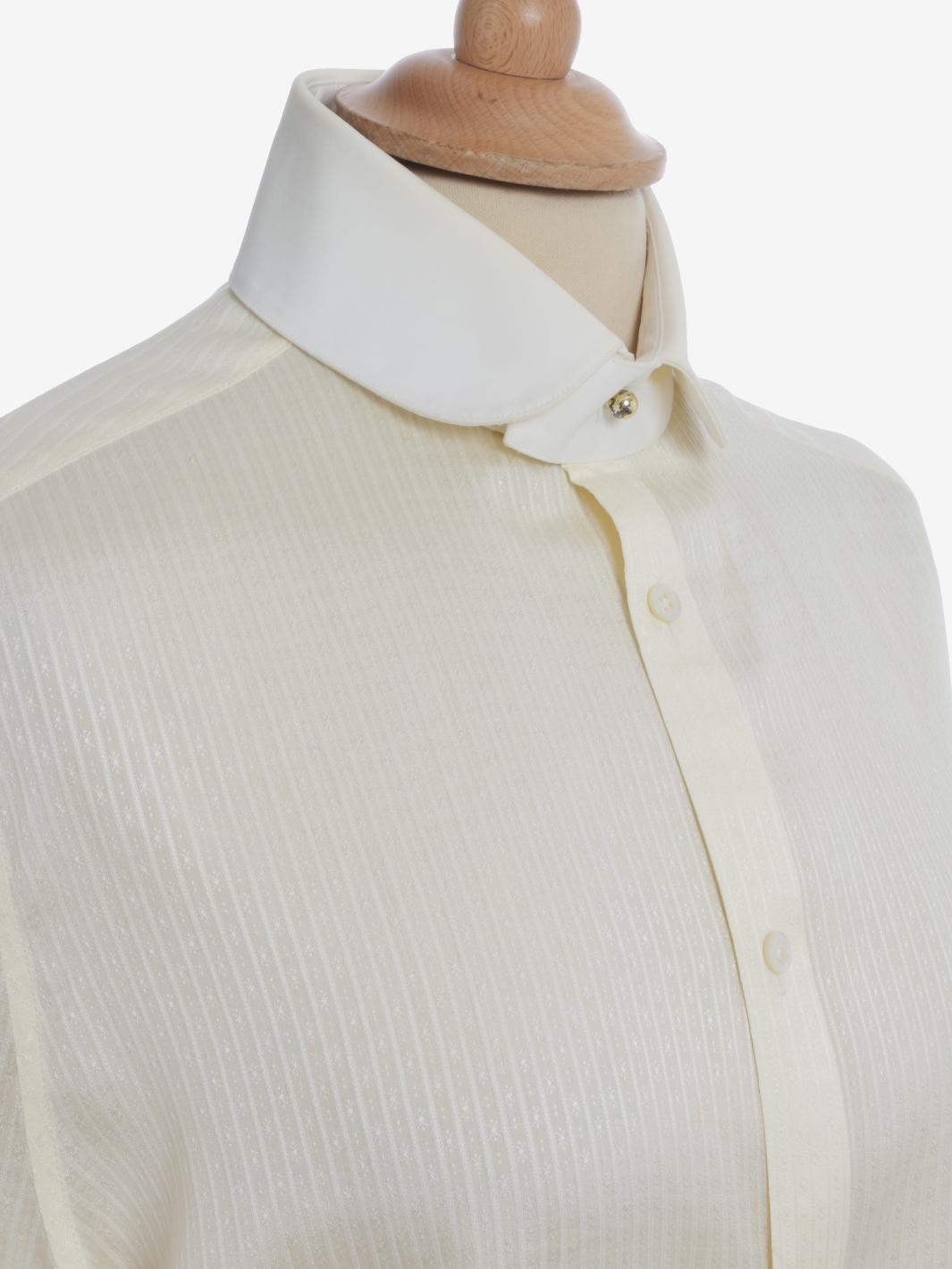 Ralph Lauren 真丝象牙色衬衫