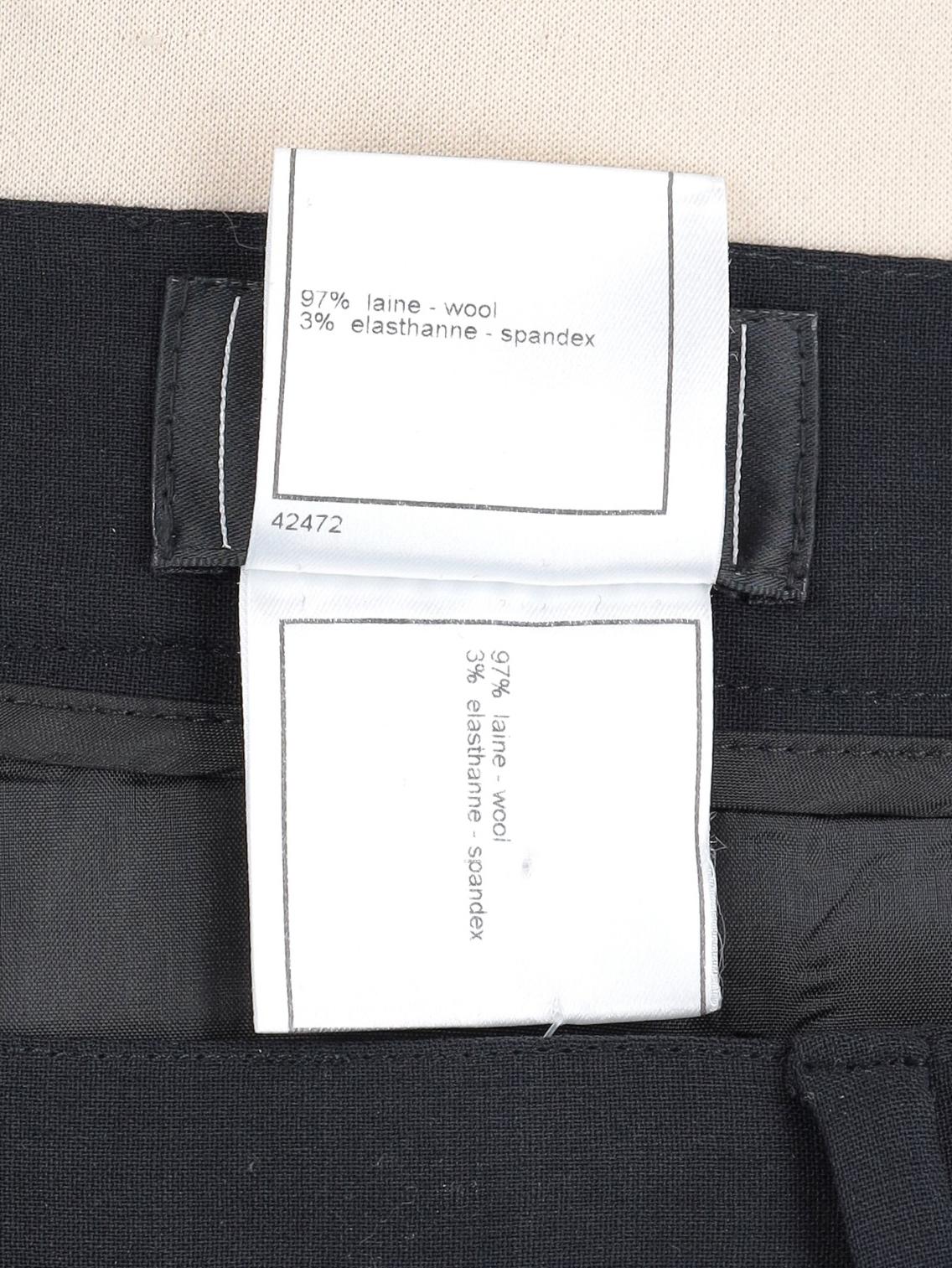 Chanel Black Palazzo Pants WCV241010103  Chanel 