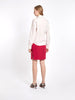 Blusa Y2K Helmut Lang in cotone rosa chiaro
