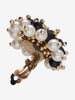 Vintage Black Beaded Earrings