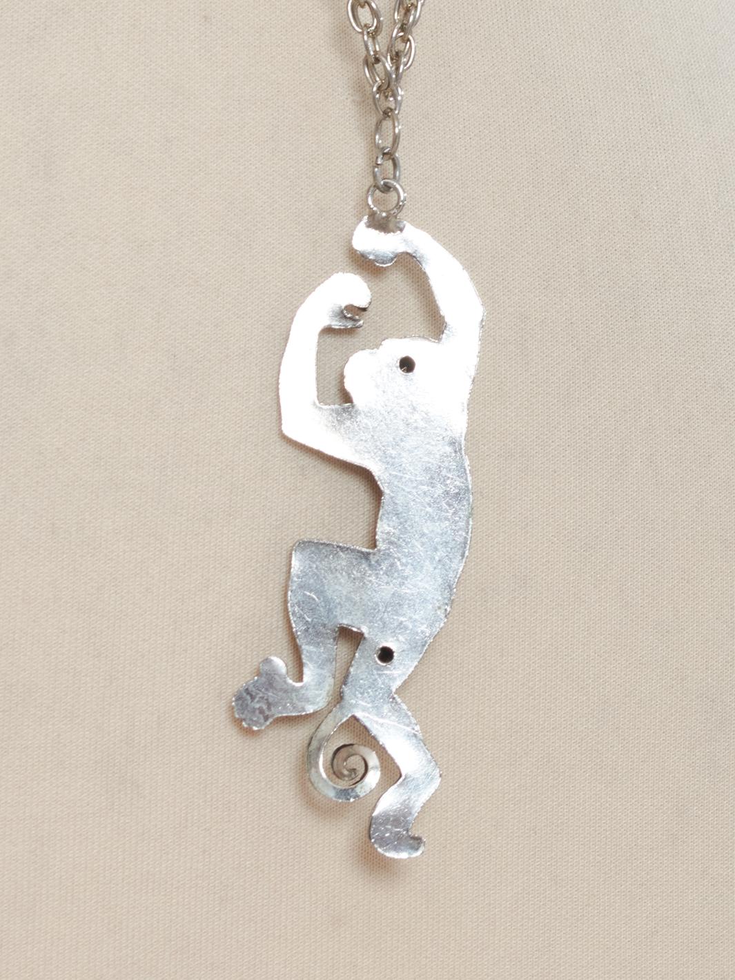Vintage Chimpanzee Necklace MR280923_10  Vintage 