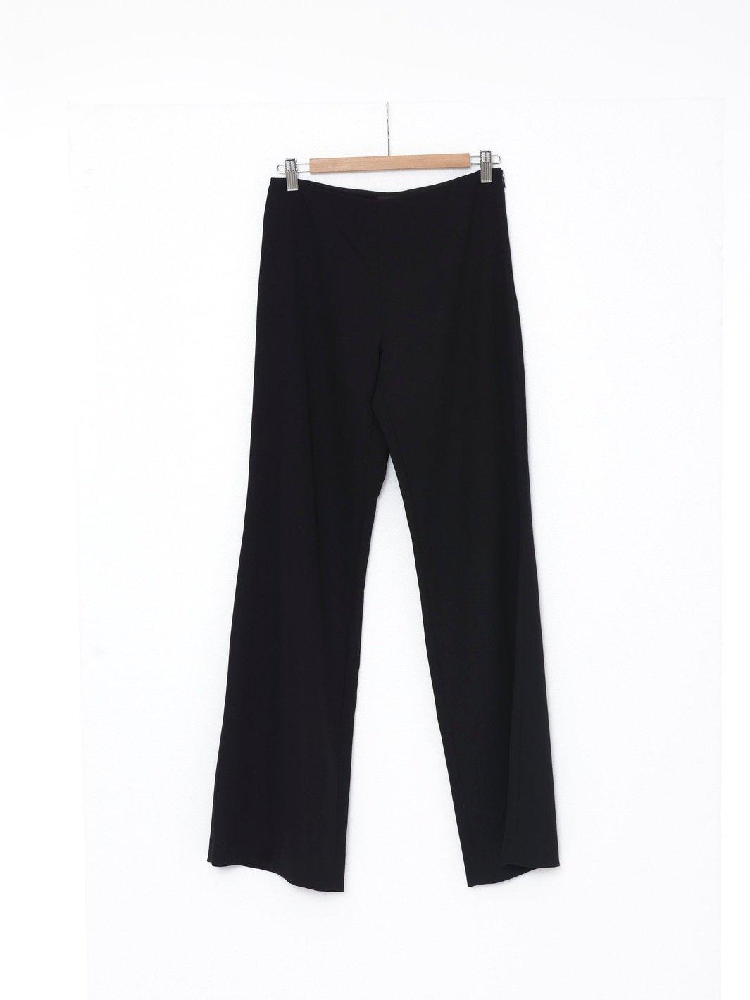 2010 black palazzo pants W22070503  Massimo 