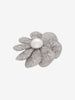 Miu Miu Crystal and Faux Pearl Flower Brooch W13426.87  Miu Miu 