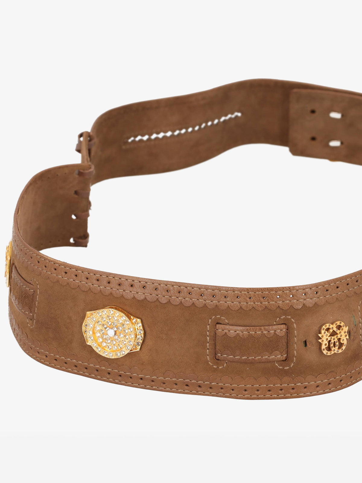 Pirovano Vintage Suede Belt