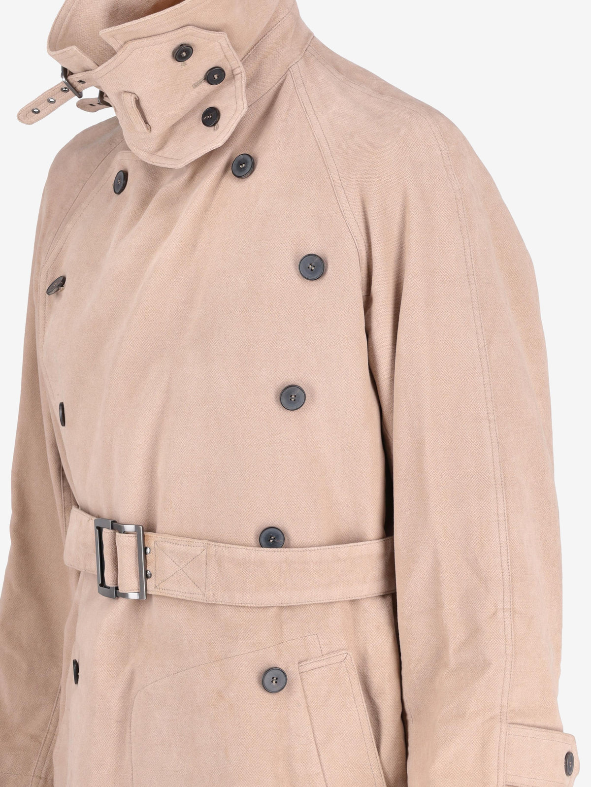 Yves Saint Laurent Beige Coat MU250120.11  Yves Saint Laurent 