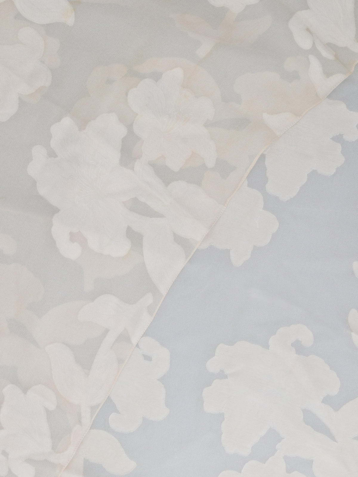 Calvin Klein 1990s Sheer Floral Shawl Scarf W27526.83  Calvin Klein 