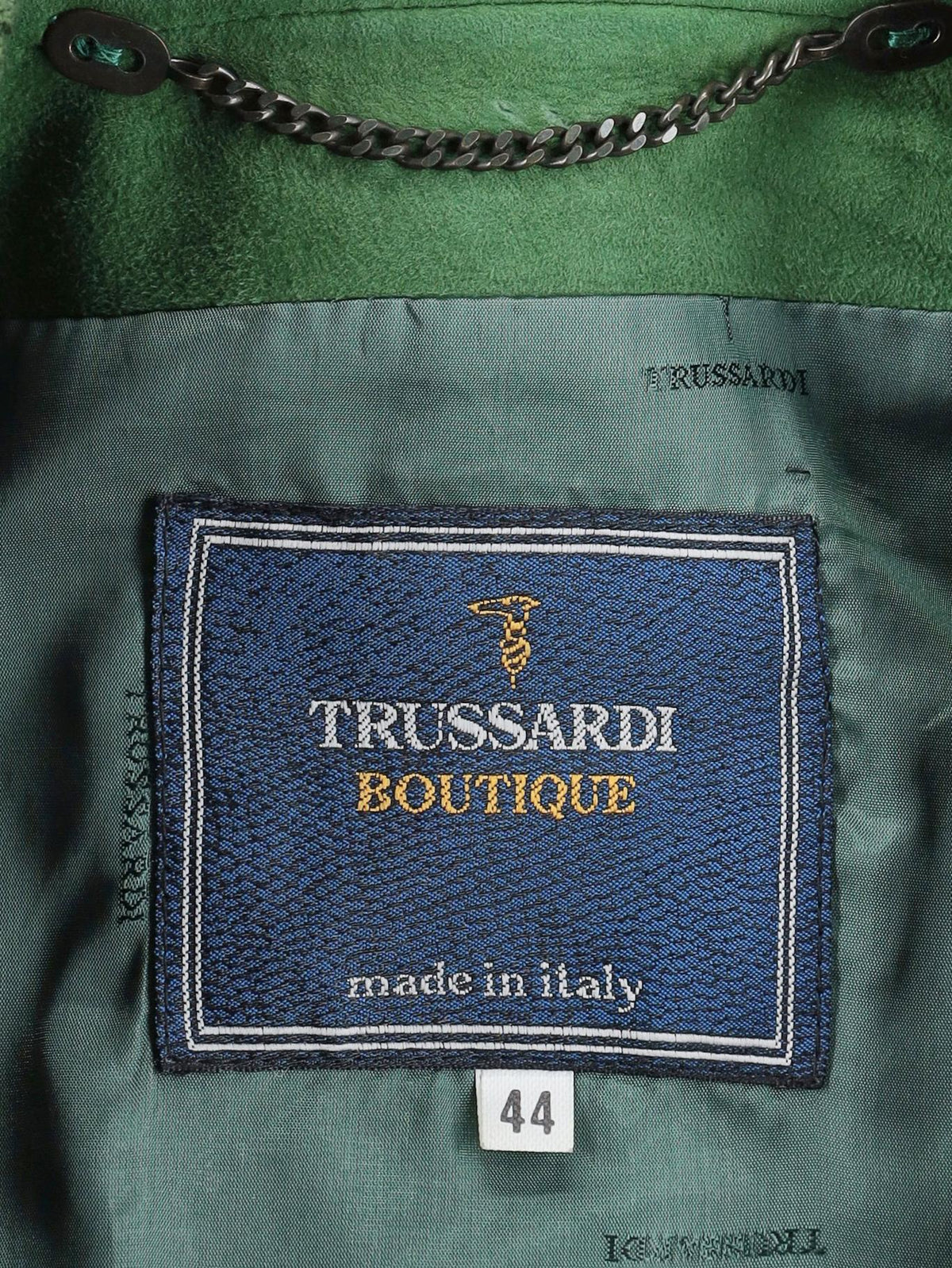 Trussardi Green Suede Jacket