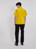 1990s Uncle Sam yellow polo shirt in chenille W22032411  Vintage 