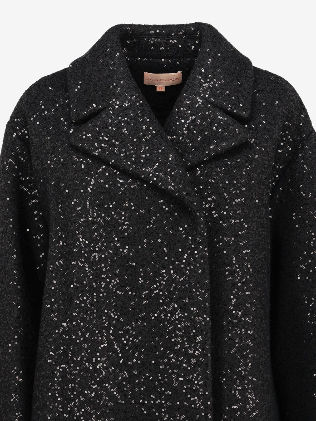 Vintage Sequin-Embellished Wool Coat CVM26.6.126  Machka 