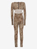 Dsquared2 Leopard Print Jersey Cutout Jumpsuit CVM26.23.64  Dsquared² 