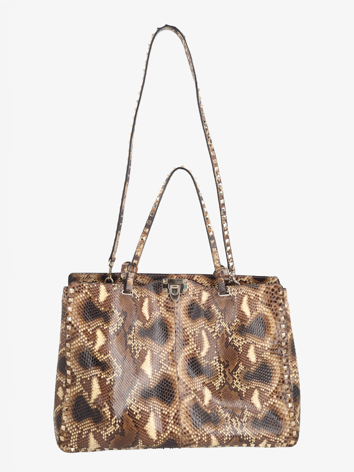 Valentino Python Shopper Bag