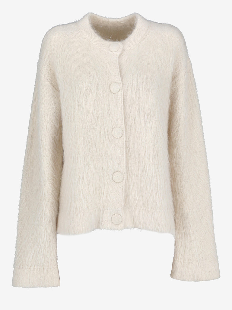 Jil Sander Cardigan in Alpaca and Wool Blend MR61125.13  Jil Sander 