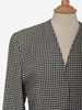 Vintage houndstooth wool blazer
