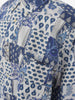 Souleiado Vintage Blue Patchwork Shirt WCV241010277  Souleiado 