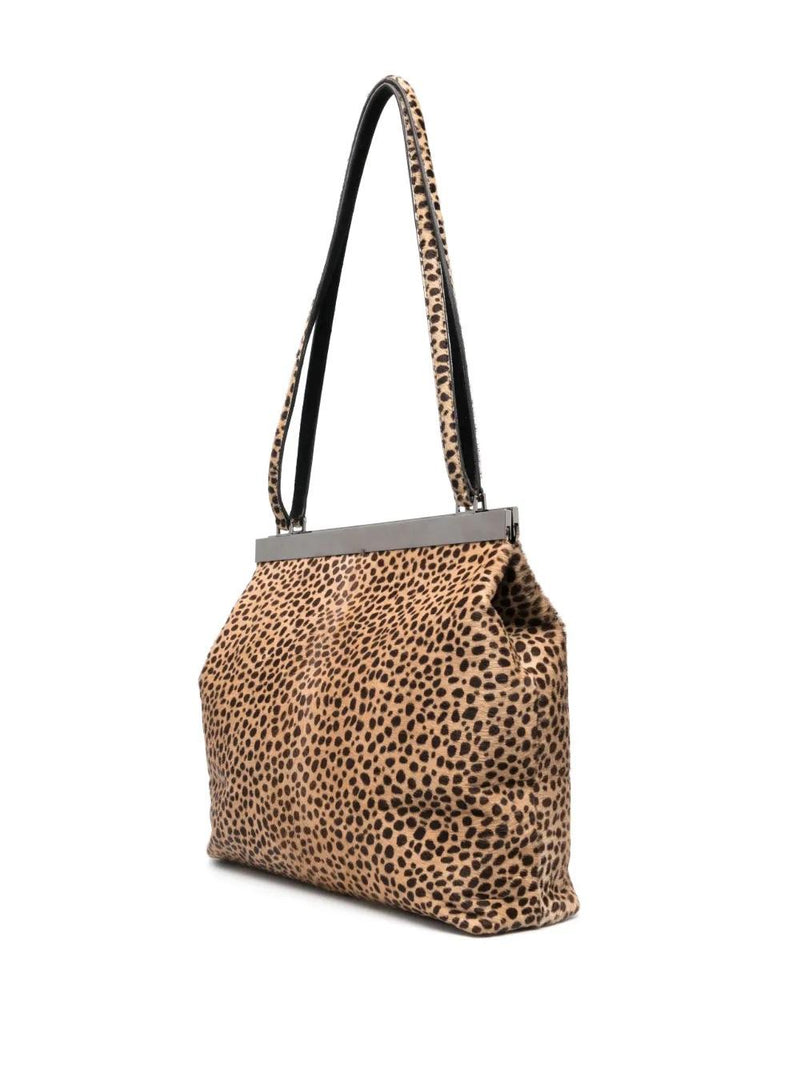 Medusa leopard-print shoulder bag WCV221104170  Gianni Versace 