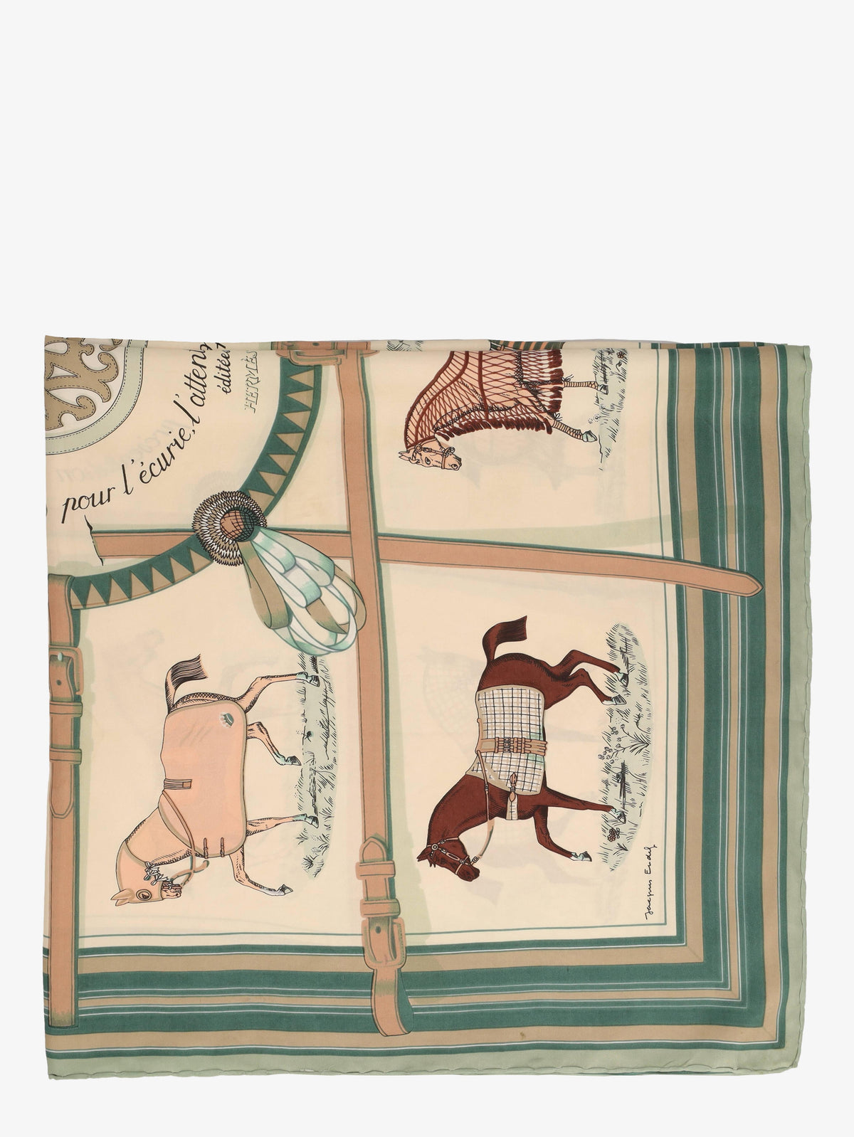 Hermès Foulard Couvertures Et Tenues De Sour By Jacques Eudel