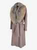 Max & Co. Wool Coat with Faux Fur Collar CVM26.22.9  Max & Co 