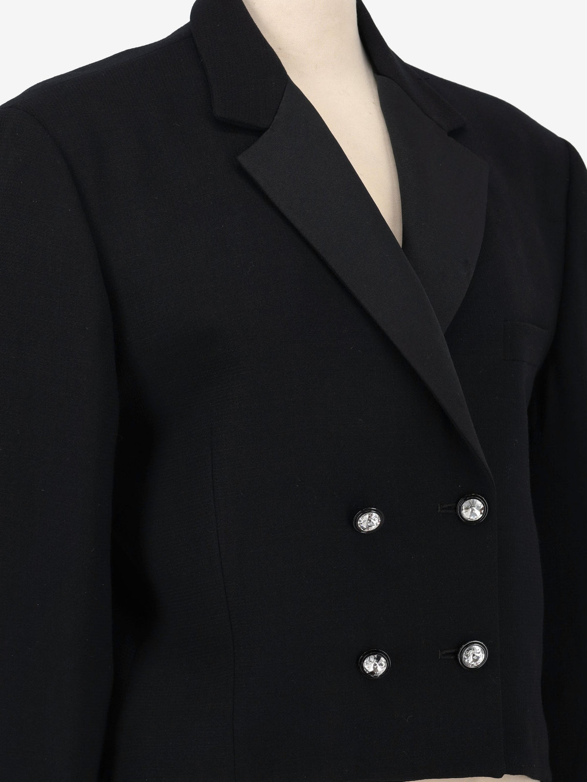 Gianni Versace Couture Black And Yellow Suit