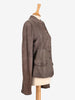 Giacca in pelle scamosciata Emporio Armani