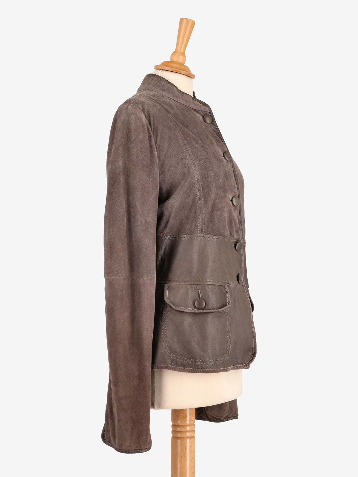 Giacca in pelle scamosciata Emporio Armani