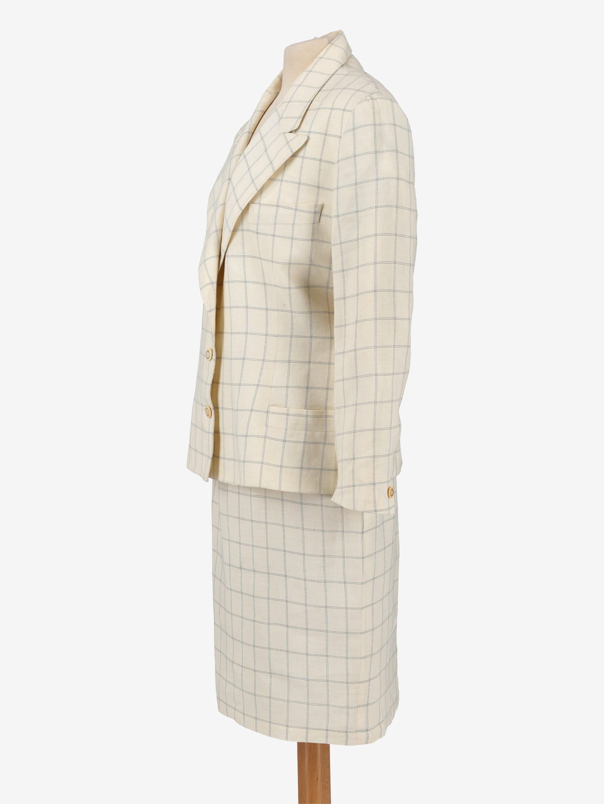 Gianni Versace Couture Checked Suit