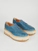 2010 Prada lace-up shoes with espadrilles style wedge W2110072  Prada 