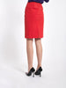 2010 Salvatore Ferragamo coral-coloured pencil skirt W22031725 . Salvatore Ferragamo 