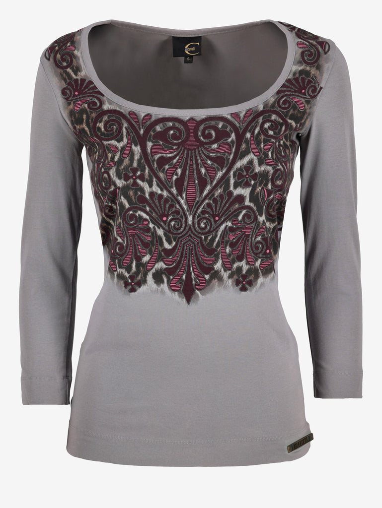 Just Cavalli Baroque Print Shirt W24121253.14  Just Cavalli 