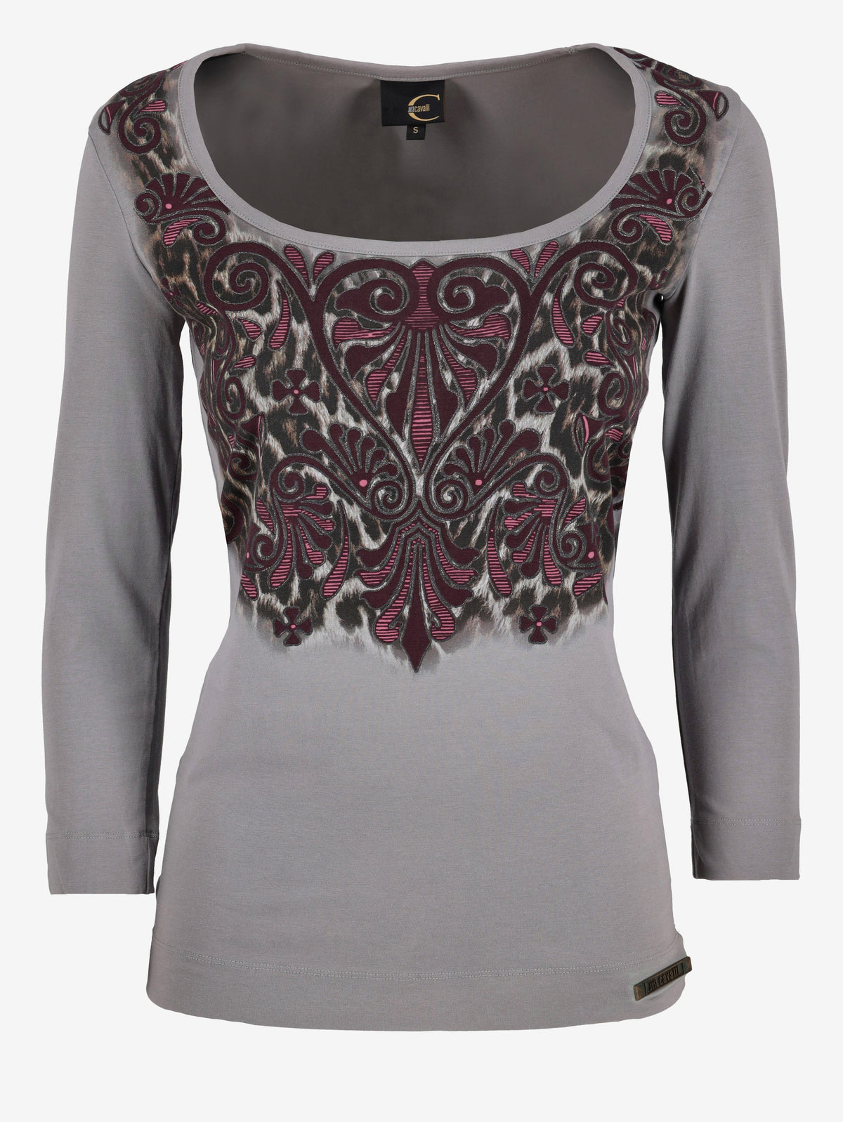 Just Cavalli Baroque Print Shirt W24121253.14  Just Cavalli 