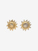 Vintage Smiling Sun Earrings W13426.2  Vintage 
