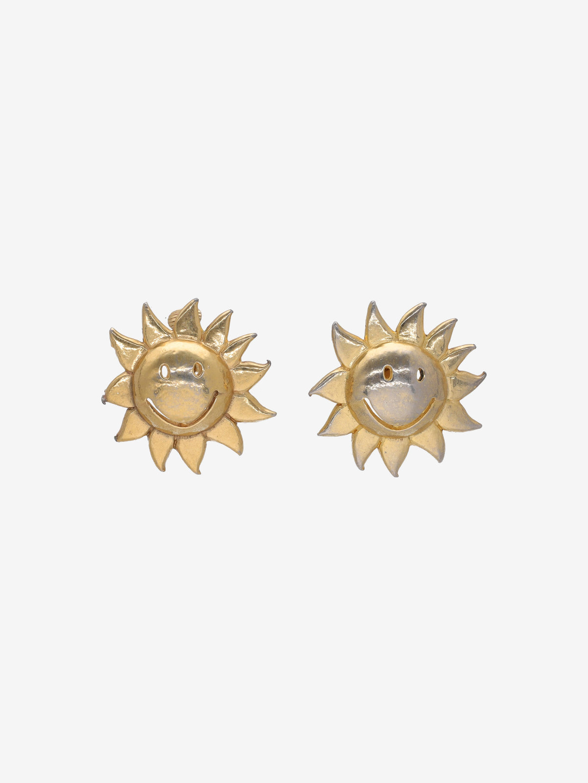 Vintage Smiling Sun Earrings W13426.2  Vintage 