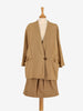 Agnona Beige Cotton Suit WCV241010121  Agnona 