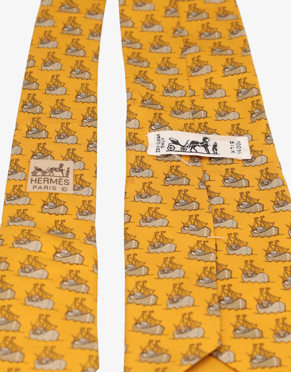 Hermès Boat Print Tie W16062025.2  Hermès 