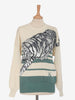 Krizia Tiger Embroidery Sweater