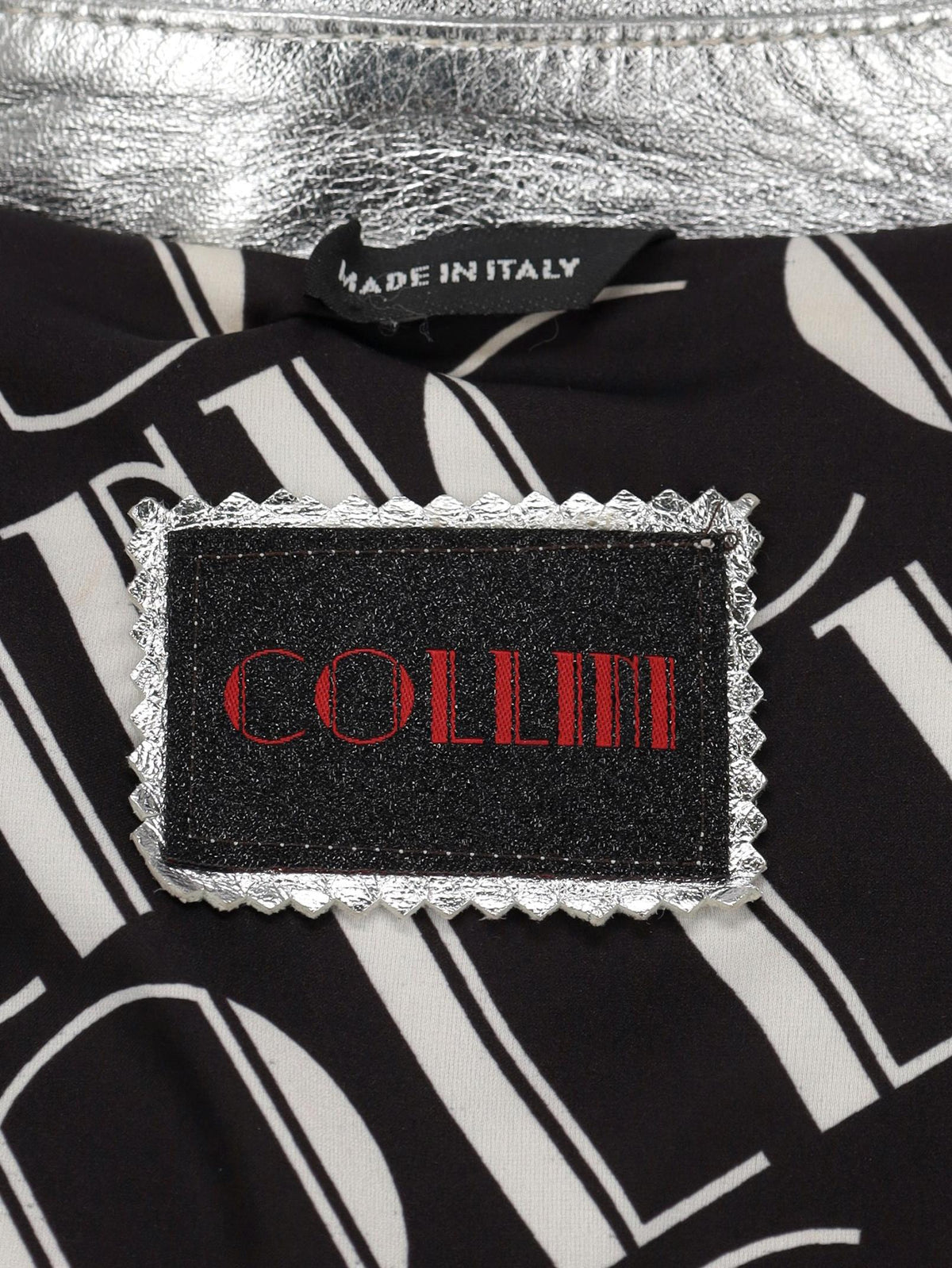Collini Silver Leather Jacket WCV250886  Collini 