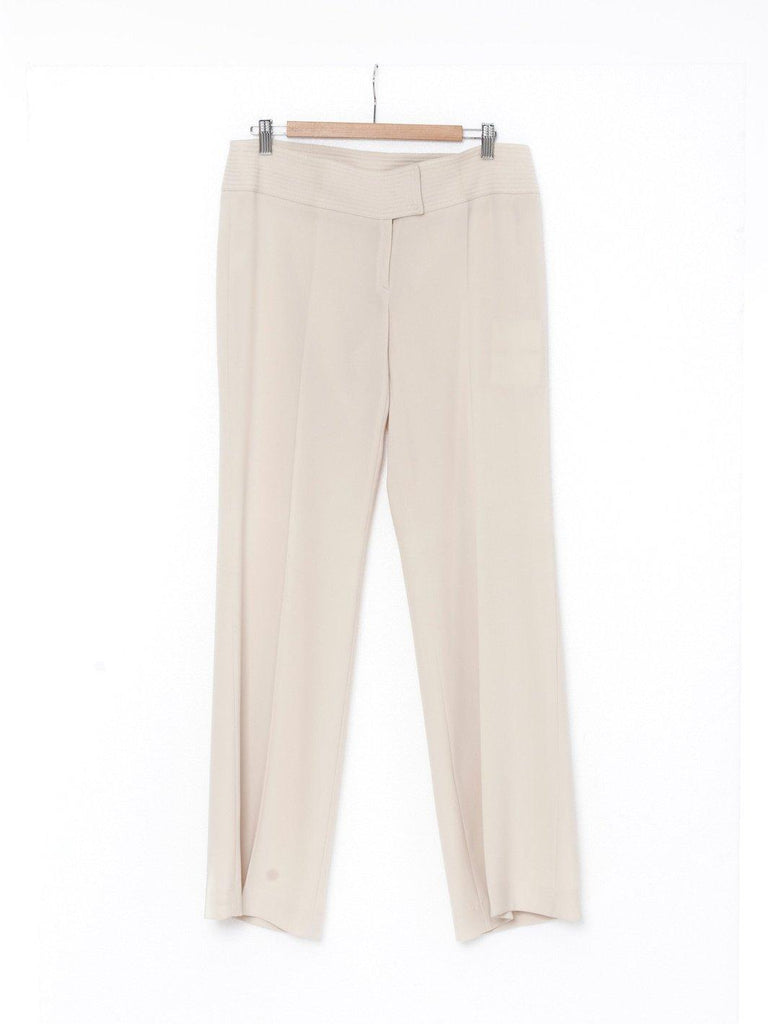 Y2K Ter et Bantine ivory-colored palazzo pants W22062107  Ter et Bantine 
