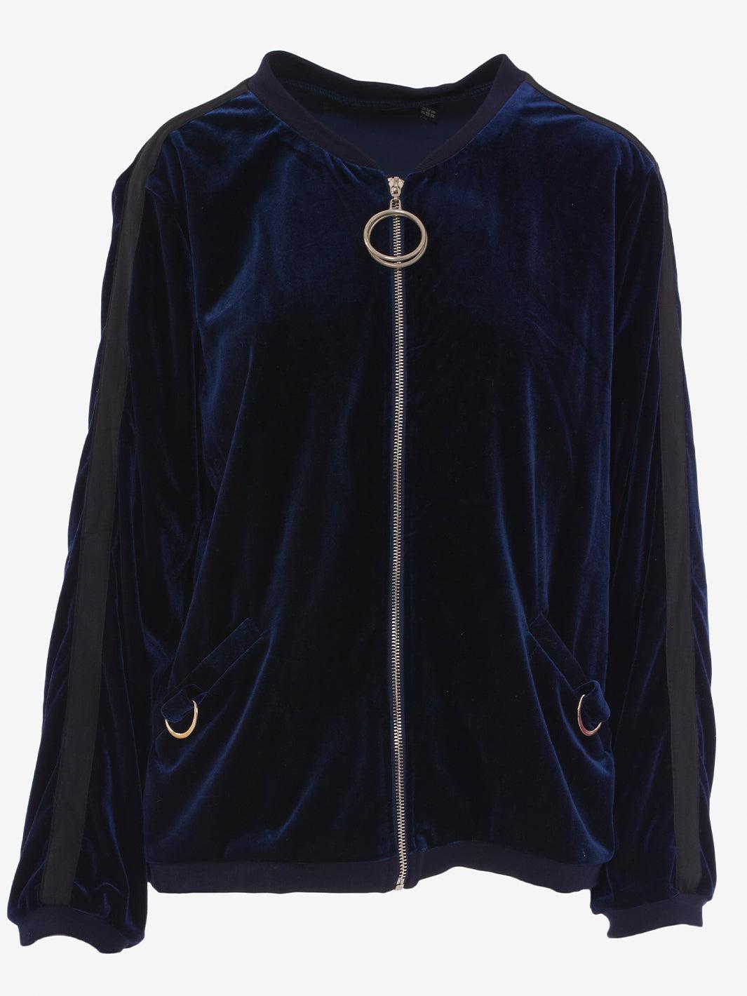 Missguided long-sleeved sweatshirt in blue chenille CVM22.81.26  Missguided 