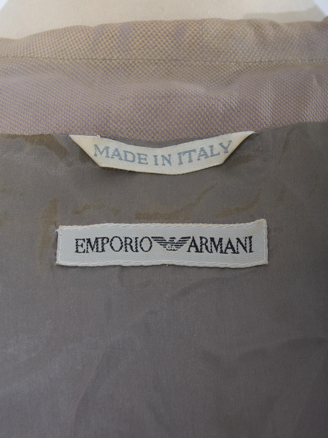 Emporio Armani 双排扣夹克 灰色