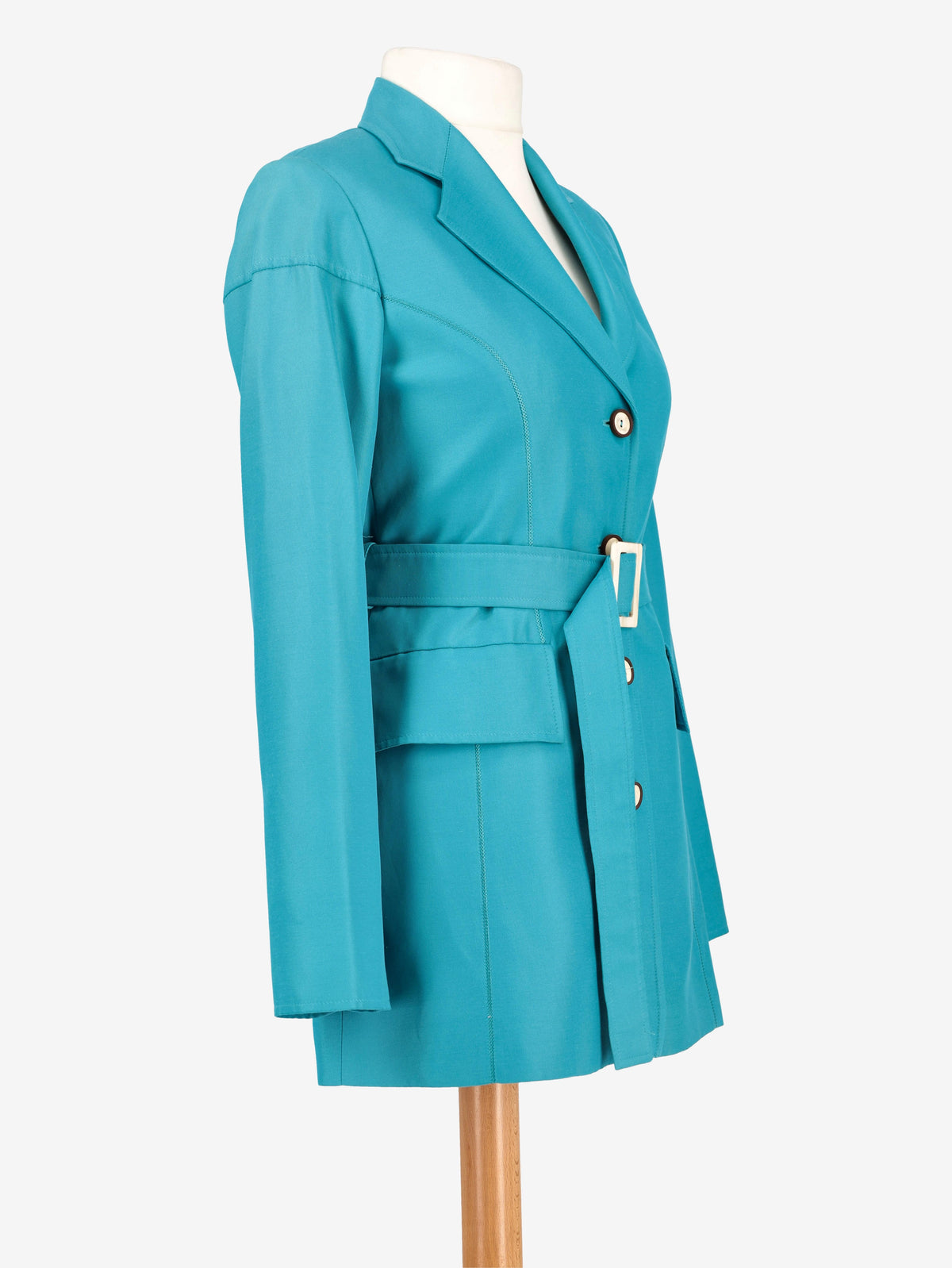Mondrian Aquamarine Long Blazer
